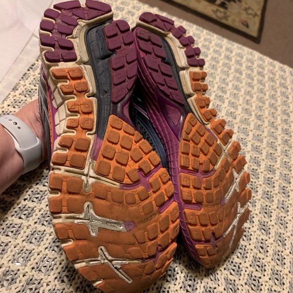 Sz 9 Brooks Adrenaline GTS 15 Blue Purple Orange - Picture 7 of 14